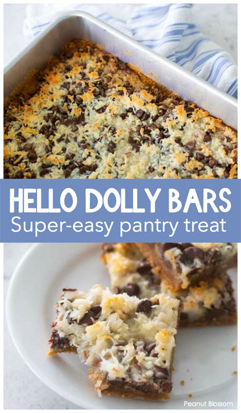 Moist And Chewy Hello Dolly Bars Recipe For Beginner Bakers