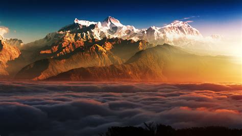 2560x1440 Mountains In Clouds 1440p Resolution Wallpaper