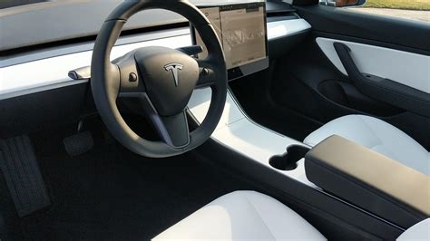 Tesla Model Y Black With White Interior Black Tesla Model Y