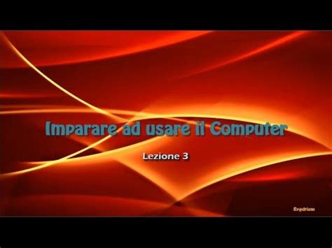They are organized into highly regular formal types similar to cursive writing and looser, more casual scripts. Imparare ad Usare il Computer: Text Editor - Lezione 3 1 ...
