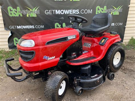 42in Craftsman Dlt3000 Riding Lawn Tractor With 185 Hp Briggs Engine
