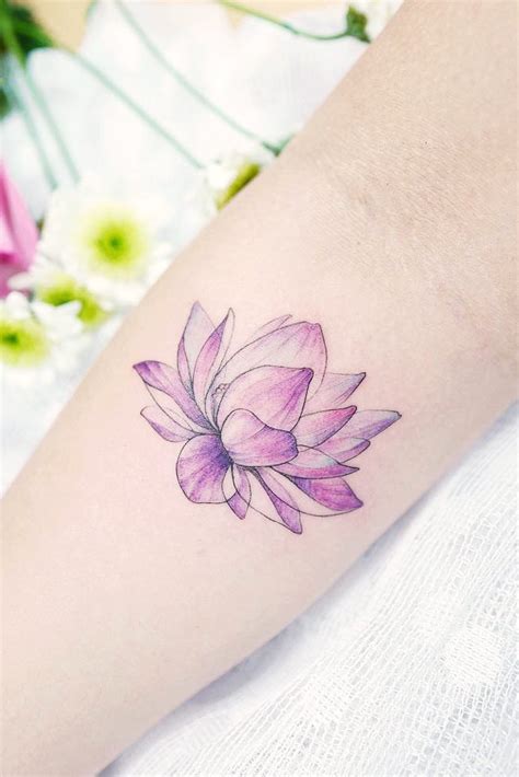Colour Lotus Flower Tattoo Best Flower Site