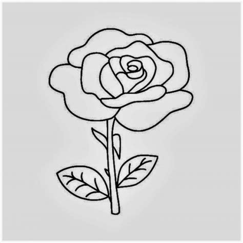 √ 2021 Sketsa Gambar Bunga Indah Unik Cantik Mudah Dibuat Sindunesia