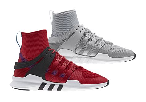 The sneaker is crafted with recycled textiles and is made to be waterproof so your feet will stay dry on damp fairways. adidas EQT Support ADV Sock Preview | SneakerNews.com