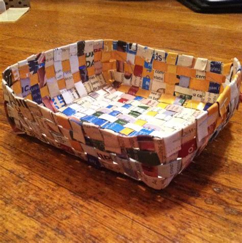 Recycled Magazine Baskets Follow Guidecentral For Beautiful Crafts