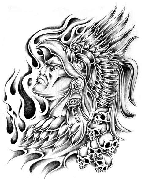 Aztec Mythology Gods And Goddesses Free Printable Coloring Pages