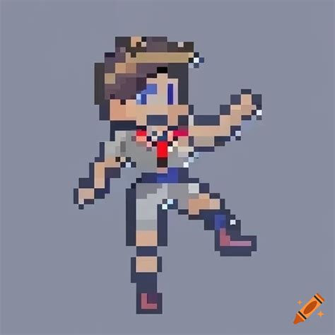 Pixel Art Of A Dancing Sailor Man On Craiyon