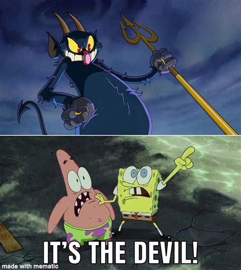 Spongebob And Patrick Meet The Devil By Toa Mando On Deviantart