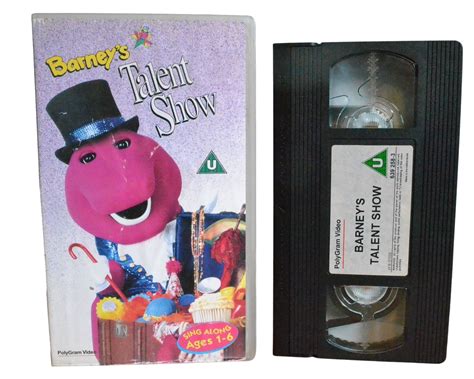 Barney Talent Show Polygram Video 6392583 Children Pal Vhs