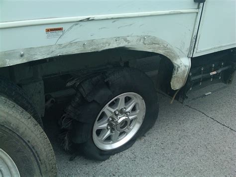 At least it stayed on the rim. Bickford's Tin Can Tour: Apple Valley - Minneapolis, MN