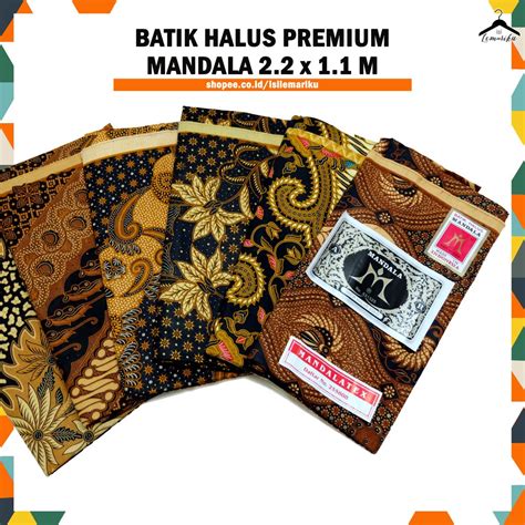 Jual Kain Batik Halus Mandala 20pcs Shopee Indonesia
