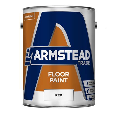 Armstead Red Floor Paint 5 Litre Wilco Direct