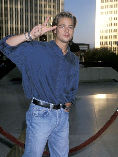 Brad Pitts 8 Best Style Moments From The 90s Who What Wear Uk 90s