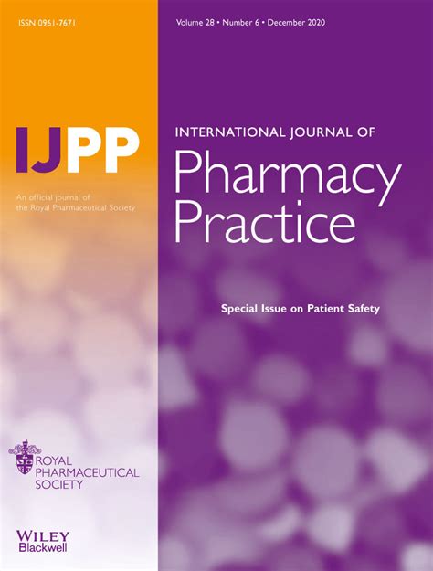 International Journal Of Pharmacy Practice Wiley Online Library