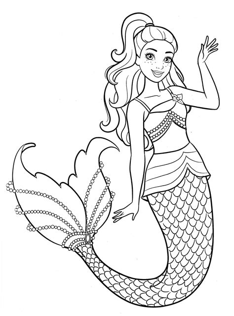 Sereia Desenho Para Colorir