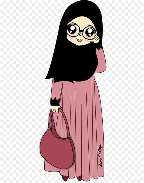 Cute Hijab Cartoon Png Hijab Jilbab Gallery