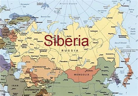 Letters From Siberia Siberia Map Siberia Russia