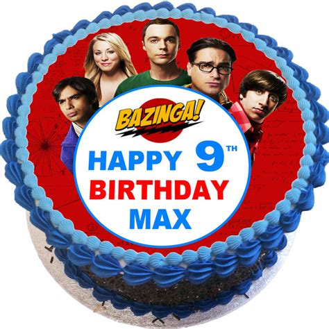 The Big Bang Theory Birthday Cake Flecks Cakes