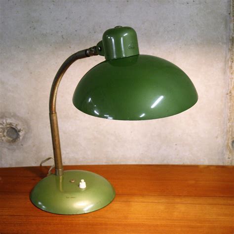 Green Vintage Industrial Bauhaus Desk Lamp By Sis Germany 1950s 87108