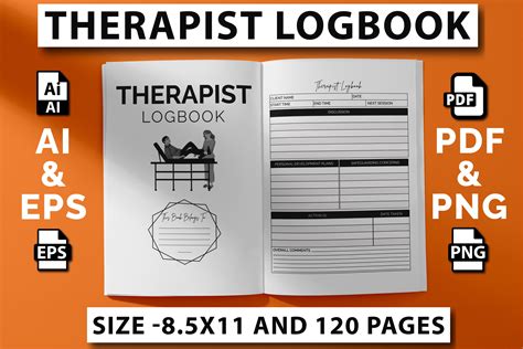 Therapist Logbook Graphic By Creativean Shop · Creative Fabrica