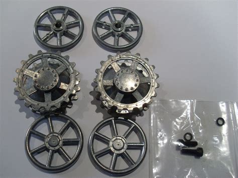 Taigen Panzer Iv Metal Sprockets And Idlers 116 Scale Rc Tank