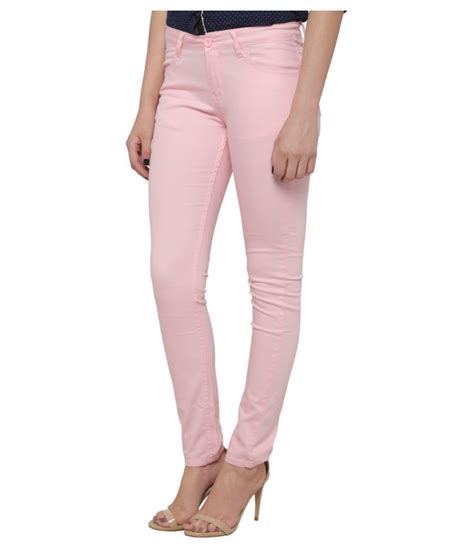 Pepperika Pink Jeans Regular Buy Pepperika Pink Jeans Regular Online At Best Prices In India