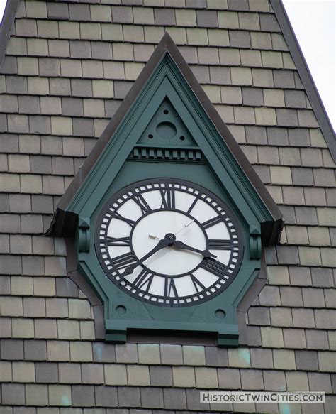 North Face Of The Clock On Old Main Hall At Hamline University Archives