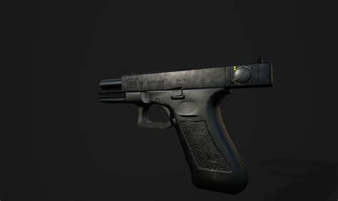 3d Model Glock 18 G18 Vr Ar Low Poly Rigged Cgtrader