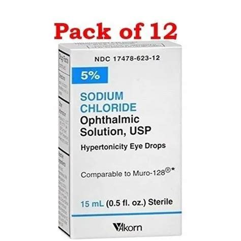 Akorn Sodium Chloride Ophthalmic Eye Ointment Gm Pack Exp Hot Sex Picture