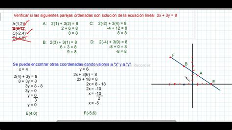 3ro Bgu Ecuación Lineal Con Dos Incógnitassoluciones Enteras Youtube