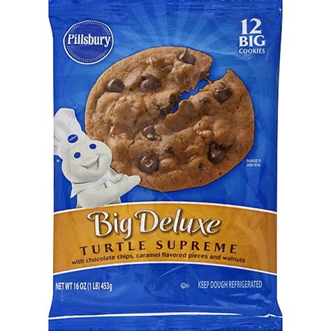 Pillsbury Big Deluxe Cookies Turtle Supreme Dairy Quality Foods