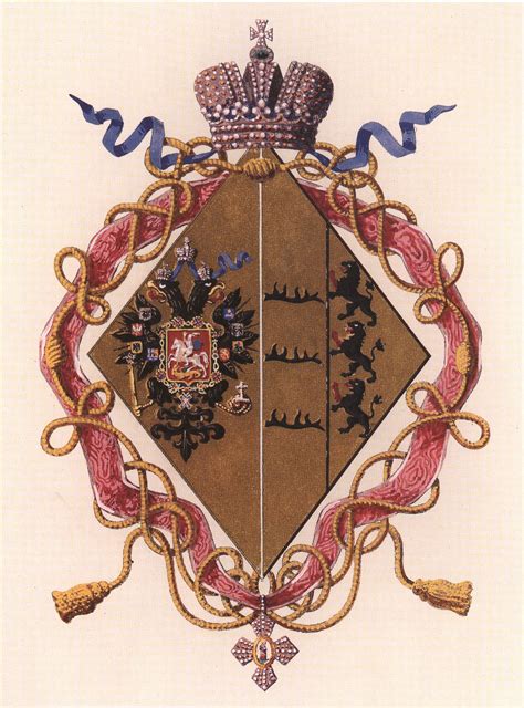 Lesser Coat Of Arms Of Her Imperial Highness Grand Duchess Elena