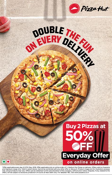 Pizza Hut Double The Fun On Every Delivery Ad Advert Gallery
