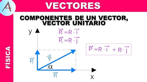 Componentes De Un Vector Vector Unitario Youtube