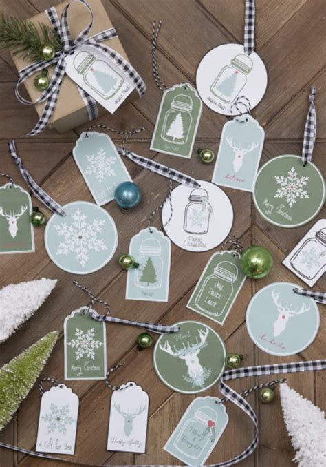 20 FREE Printable Holiday Gift Tags Mom Spark Mom Blogger