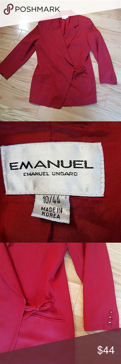 Emanuel Ungaro Wool Blazer Wool Blazer Ungaro Wool