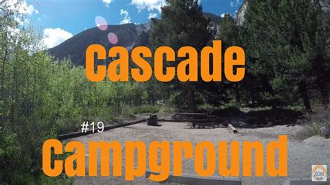 Cascade Campground San Isabel National Forest Nathrop Colorado