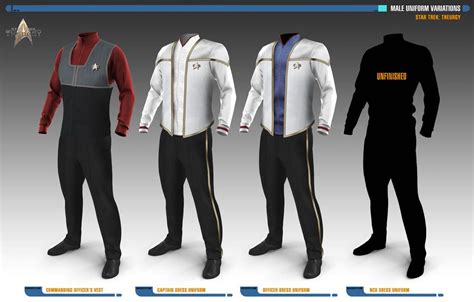 Male Uniform Variations Star Trek Theurgy By Auctor Lucan On