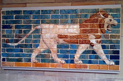 Ishtar Gate Lion At The Yale Art Gallery Karen Green Flickr