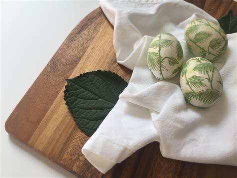 Diy Palm Leaf Easter Eggs My Manicured Life