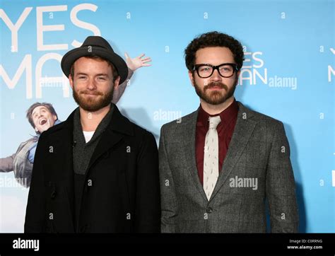 Chris Masterson And Danny Masterson Los Angeles Premiere Of Yes Man