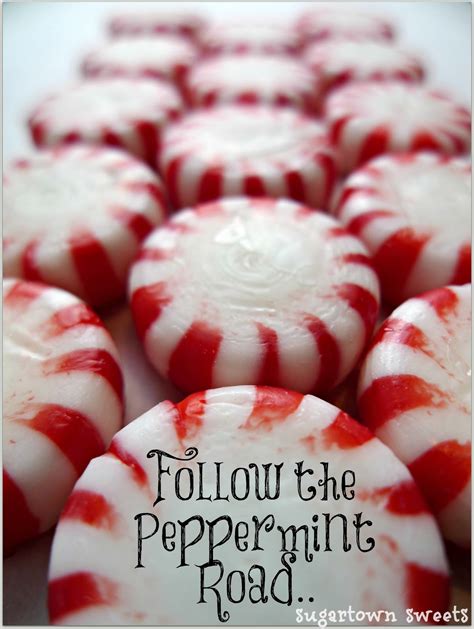 Paint your wooden discs white. Sugartown Sweets: Peppermint Ornaments!