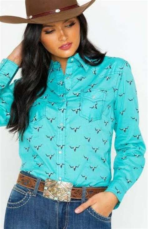 Details About New Wrangler Turquoise Longhorn Western Show Campdrafting