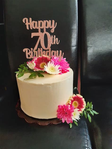 Th Birthday Cake For Mum X Elegant Birthday Cakes Th Birthday