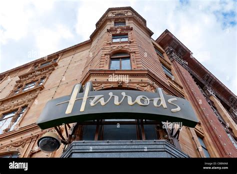 Exterior Of Harrods Department Store In London England Stock Photo Alamy