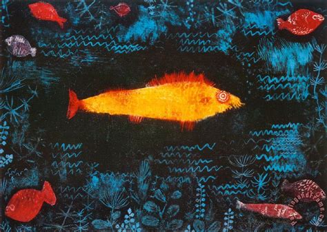 Paul Klee The Golden Fish C 1925 Painting The Golden Fish C 1925