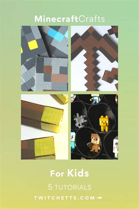Minecraft Crafts For Kids