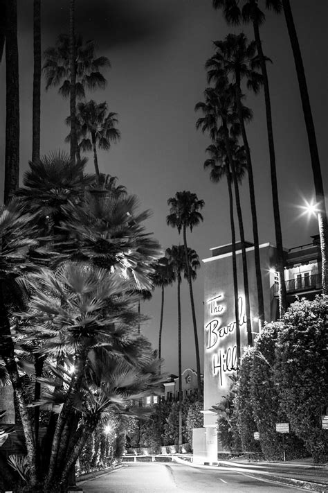 Beverley Hill Hotel Los Angeles California Impresión En Lienzo En