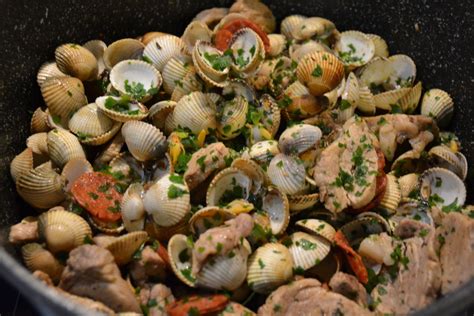 Spécialité Portugaise Porc aux coques