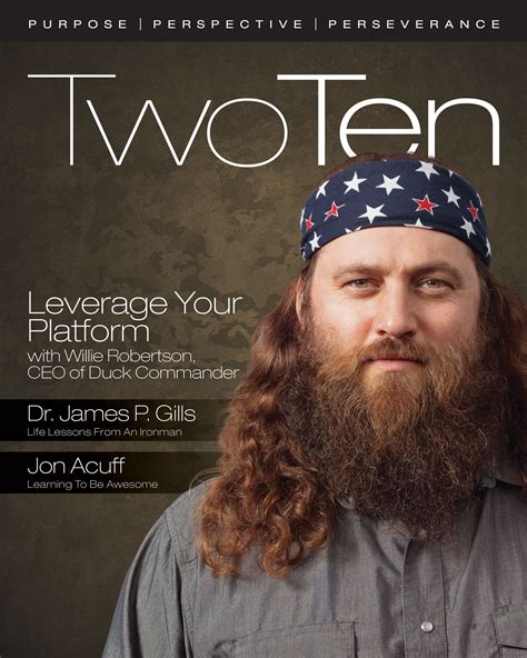Willie Robertson Of Duck Dynasty On The Cover Of The Fourth Issue Of